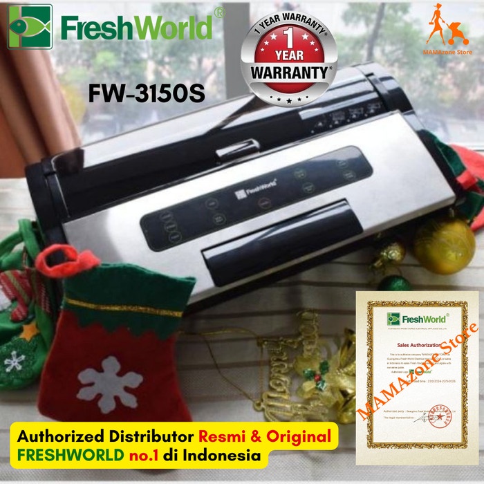 MacamKita- FRESHWORLD Vacuum Sealer FW3150s FW 3150s FW-3150s TVS 3150s TVS-3150s
