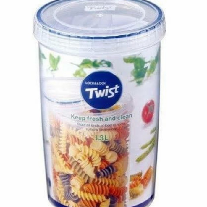 MacamKita- lock n lock round twist 1.3L 1.3 L lls133 toples tempat makanan