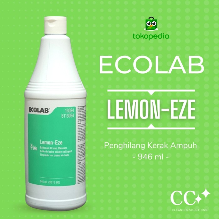 Ecolab lemon eze chemical penghilang kerak air