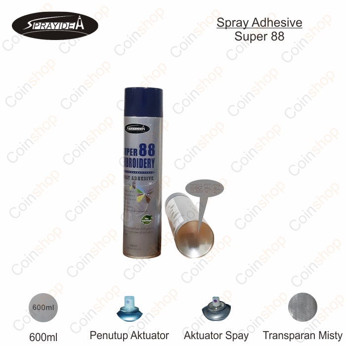 

Lem Semprot / Lem Spray / Spray Adhesive Sprayidea Super 88