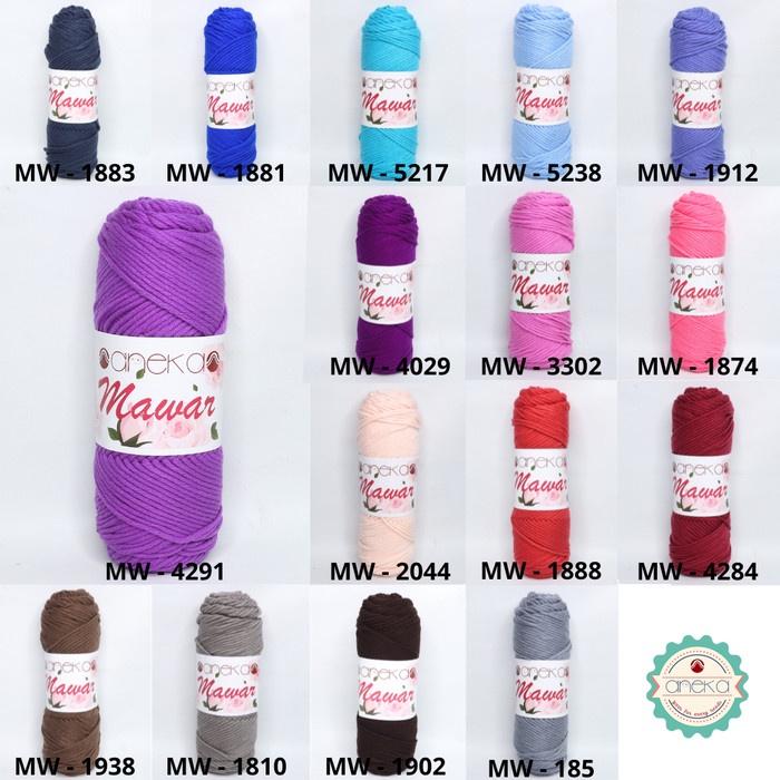 

KATALOG - Benang Rajut Mawar / Soft Acrylic Mawar Yarn 1
