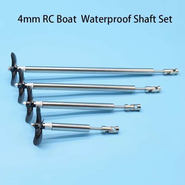 Rc Boat 4mm Boat Shaft Waterproof Drive Shaft + Universal Joint + 4