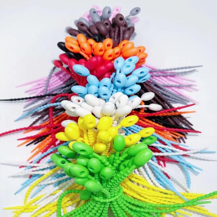 

[1PC] 17cm 20cm Pengikat Kabel Headset Serbaguna Cable Management Kabel Ties Cable Tie Kabel Tis