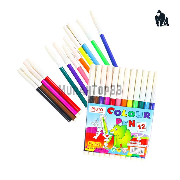 

Spidol Set Mini 12 Warna 828 / Color Pen Kecil Murah Pluto