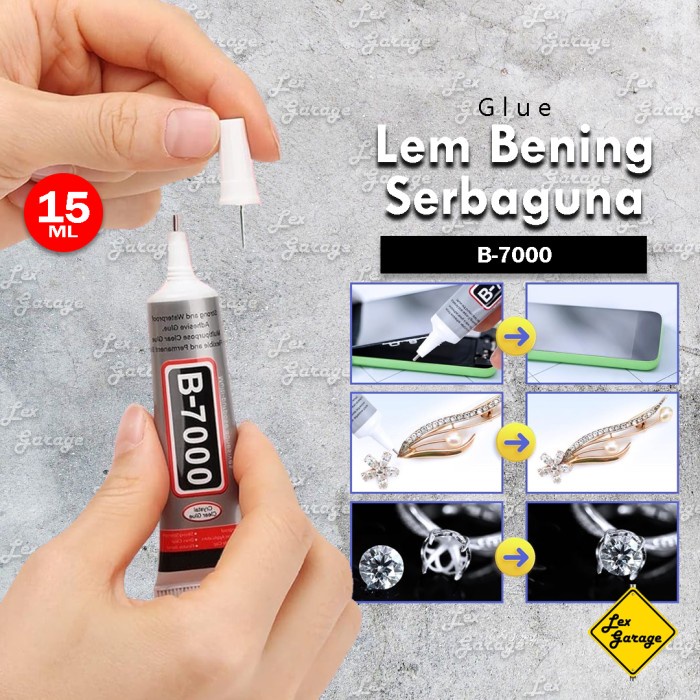

Lem Super Glue B7000 Serbaguna Super Kuat Alternatif Lem Korea G Dextone