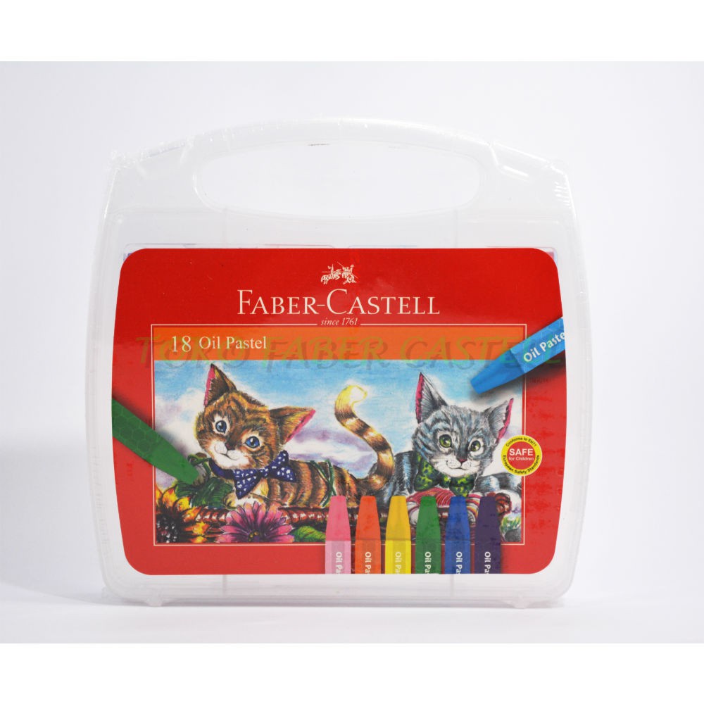 

IK! Hexagonal Oil Pastel 18 Warna / Crayon Krayon Faber Castell / Kemasan Ekonomis