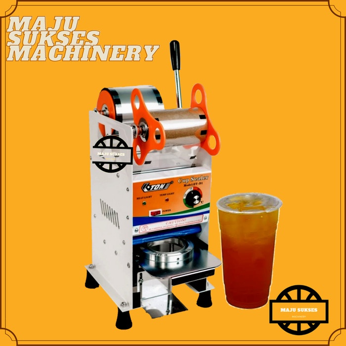 Cup Sealer Plastik Eton ET-D1/ Alat Press Manual Kemasan Teh Poci