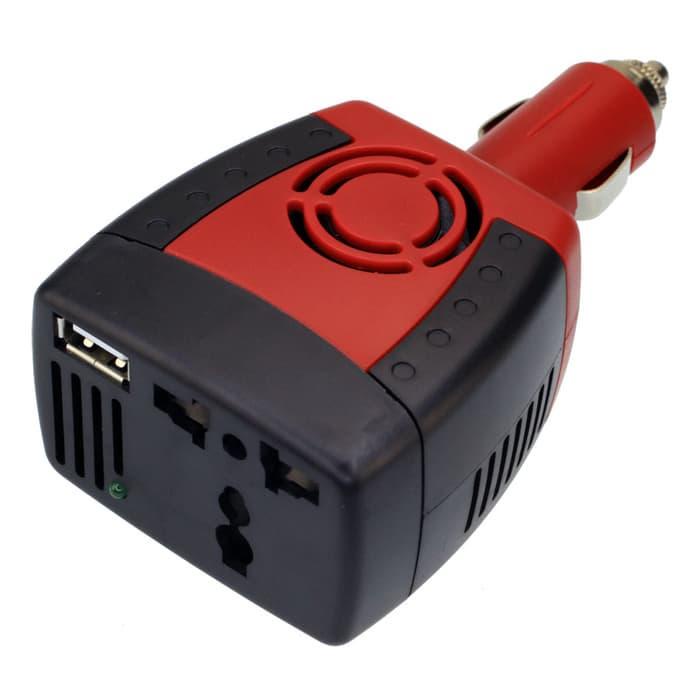 INVERTER DC KE AC 150W UNTUK MOBIL - CAR CHARGER LAPTOP BERKUALITAS