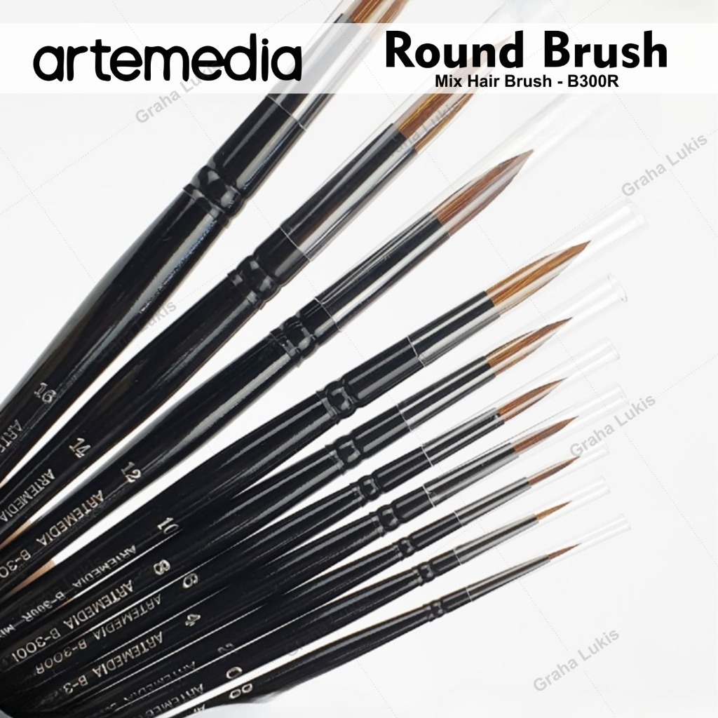 

IK! KUAS ARTE B300R MIX HAIR