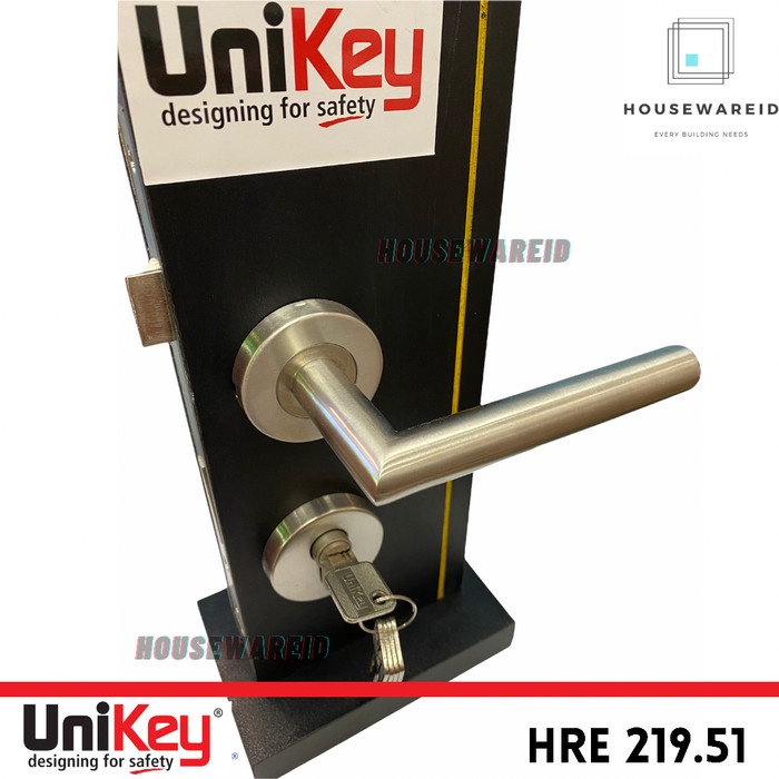 Paket Handle Pintu set Unikey HRE 219.51 Original, gagang handel pintu