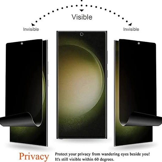 JTTOP" SAMSUNG S20 ULTRA S20+ CERAMIC ANTI GORES SPY PRIVACY MATTE FULL COVER