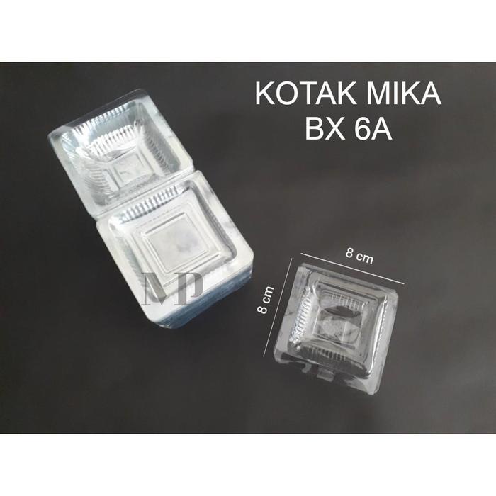 ada- Plastik Mika BX 6A Kotak MIka Box Kue 200 pcs Varian Standar