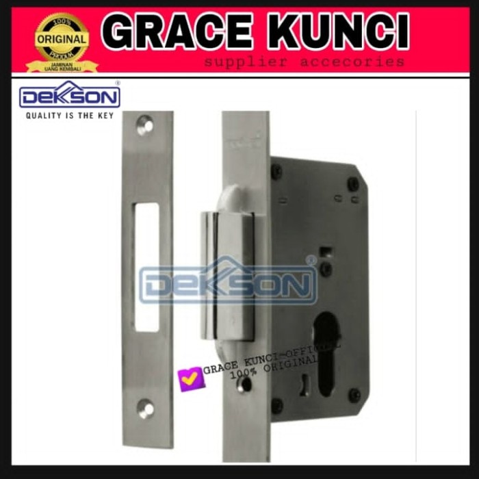 Kunci mekar premium dekson 8410 SUS 304 kunci pintu sliding geser kayu