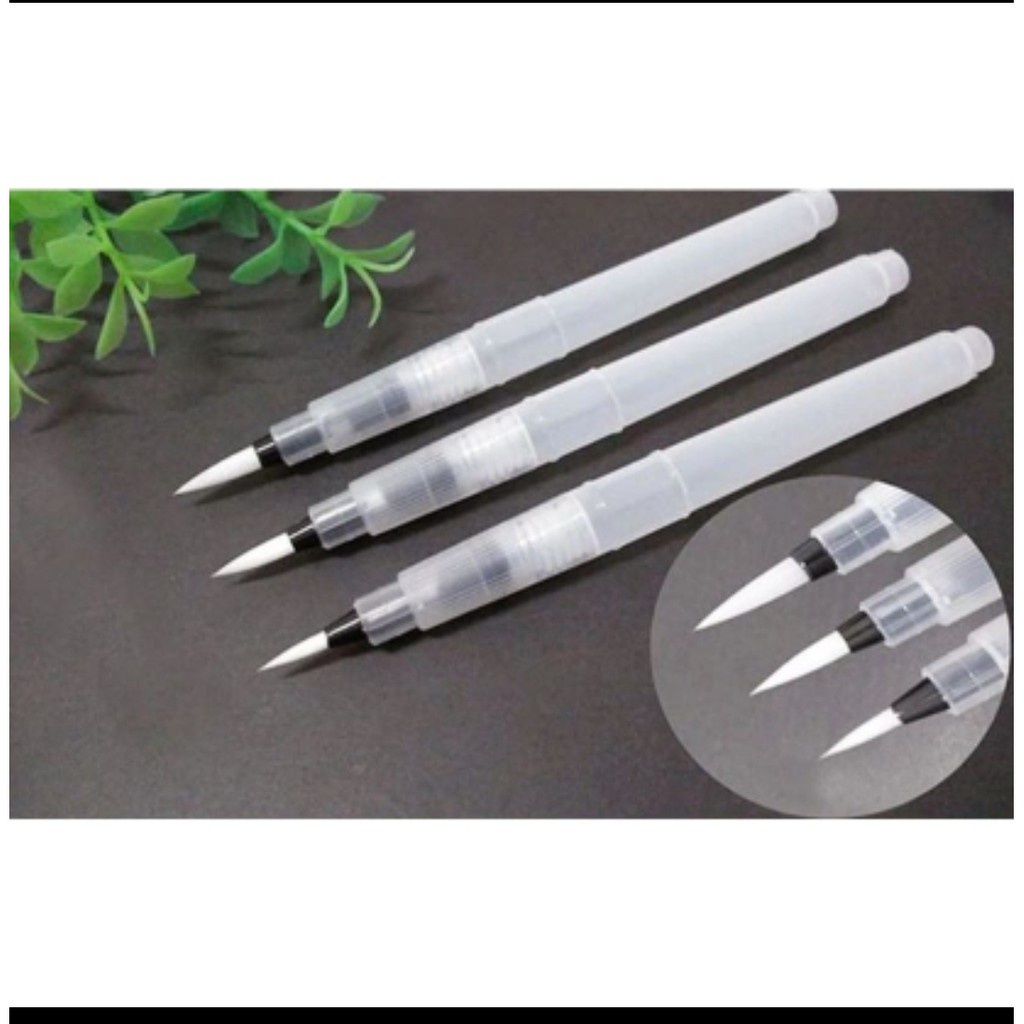 

IK! water brush set art kreation isi 3 bh ukuran S M L