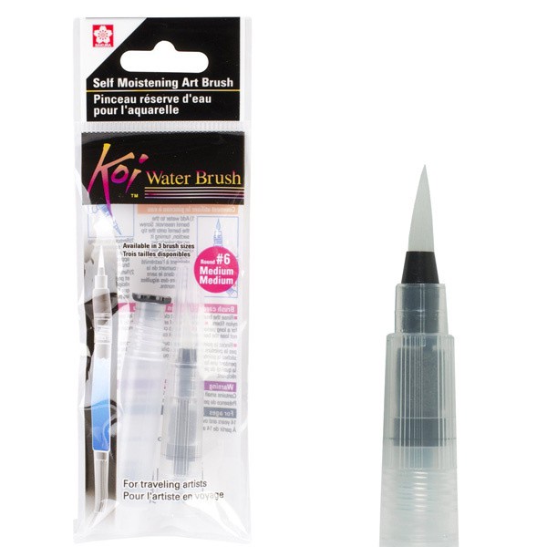 

IK! Sakura Koi Water Brush Medium 4ml Tank Kuas Lukis Sedang No.6 Watercolor M