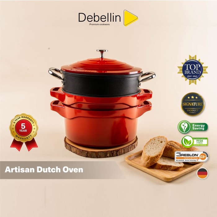 YukBuruanPromobanyak- Debellin Premium Cookware Set - Artisan Dutch Oven