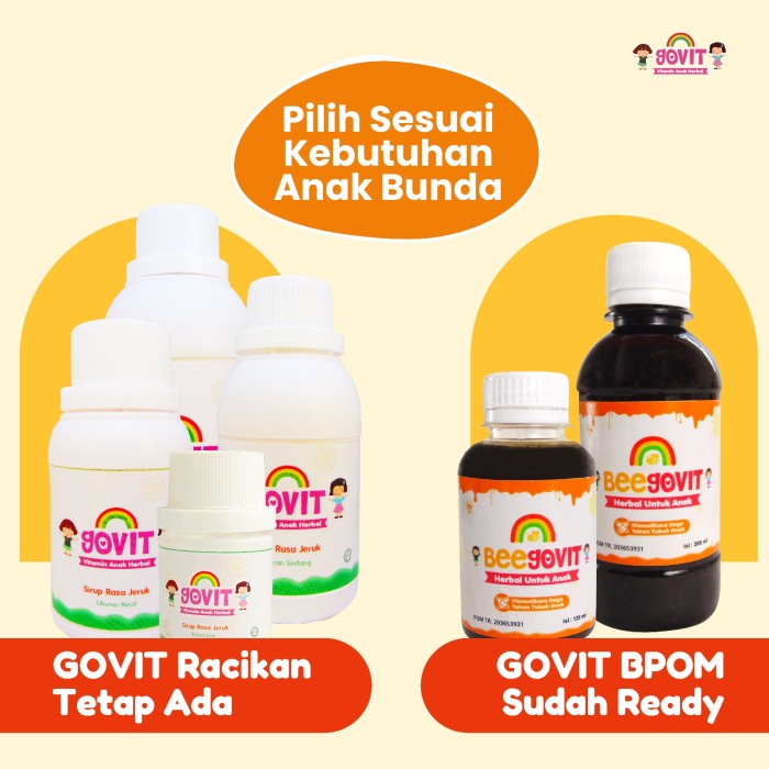 GOVIT BEEGOVIT VITAMIN HERBAL PENAMBAH NAFSU MAKAN