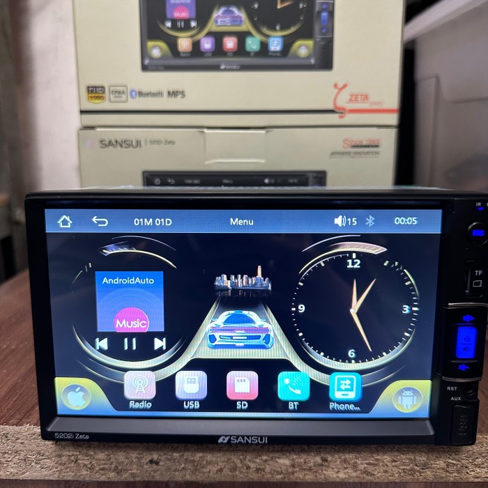 Headunit Deckless Sansui SA 5202i 7 Inch / Deckless Sansui 7 Inch