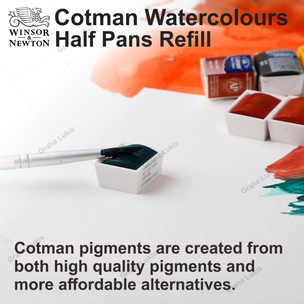 

IK! Winsor & Newton Cotman Watercolour Half Pans - Refill