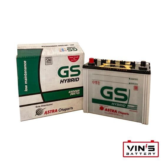 Aki Mobil Gs Astra Hybrid Ns70 / Basah / Termurah / Original/ Terjamin