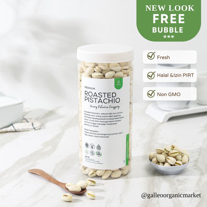 

Kacang Pistachio panggang 500 GR / Kacang Fustuk/ Pistachio Roasted by Galleo