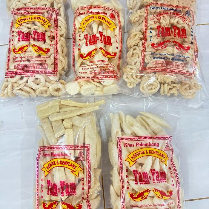 

PROMO LIVE 5bungkus kerupuk palembang (cin,mini,sglkulit,rambak,buncis)