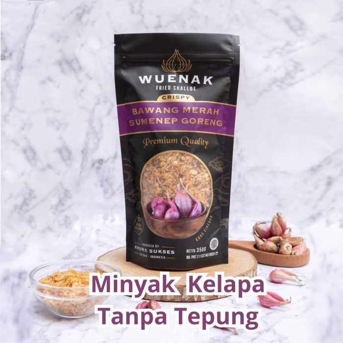 

BAWANG GORENG SUMENEP WUENAK 350 g (Premium Quality/First Hand)