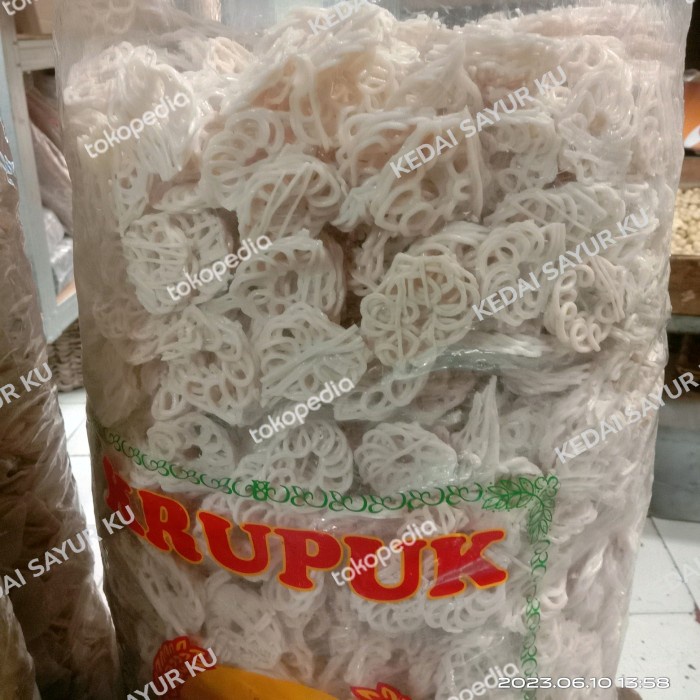

Kerupuk Rafael/kerupuk seblak viral/kerupuk mawar 1kg