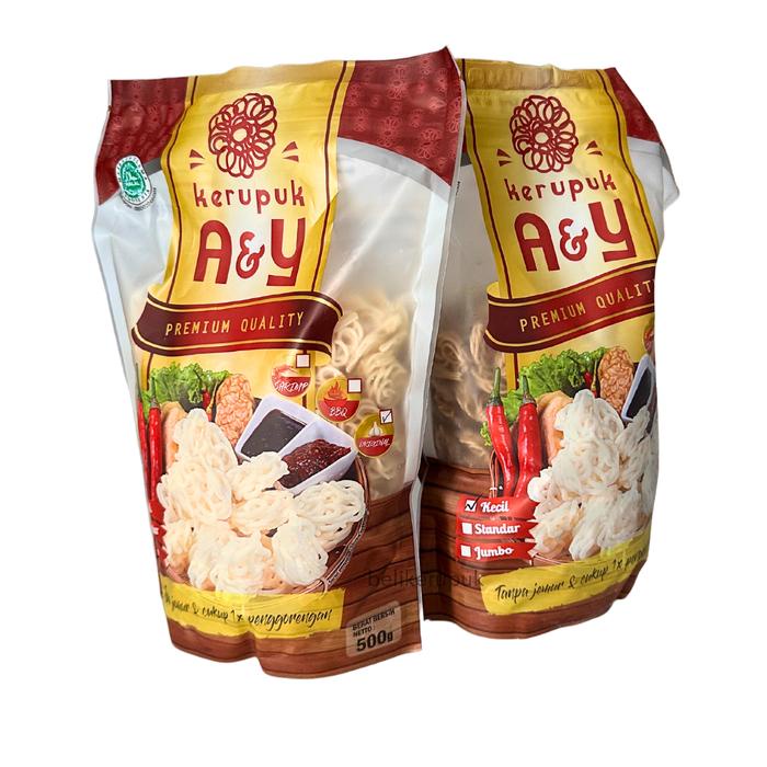 

A&Y Kerupuk Mawar Original Ukuran Kecil 500g Bawang Food Tapioka