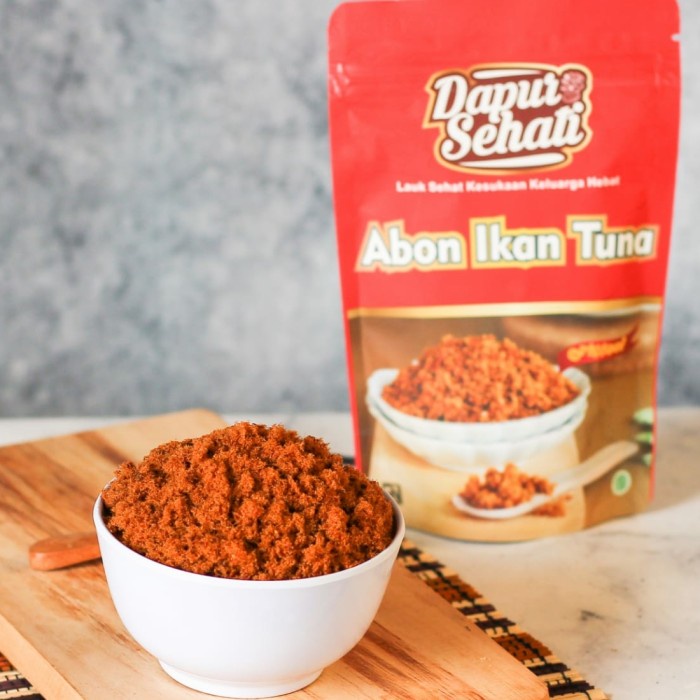 

Abon Dapur Sehati / Abon Tuna / Ayam / Lele / Cakalang / Ebi