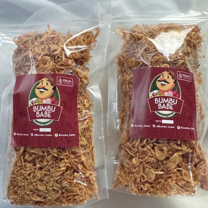 

Paket hemat [ 2Pouch BAWANG MERAH GORENG] 100gram/pouch super asli