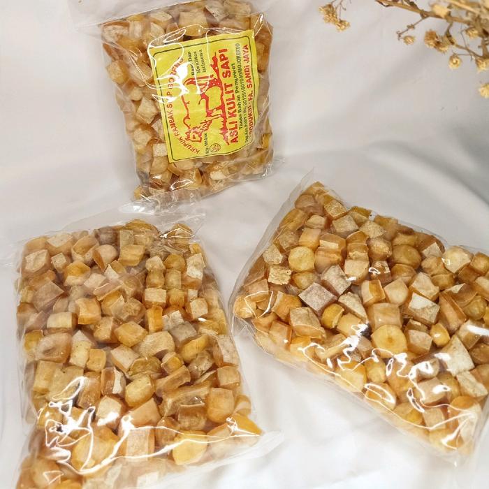 

Krecek Rambak Kulit Sapi Dadu 1kg