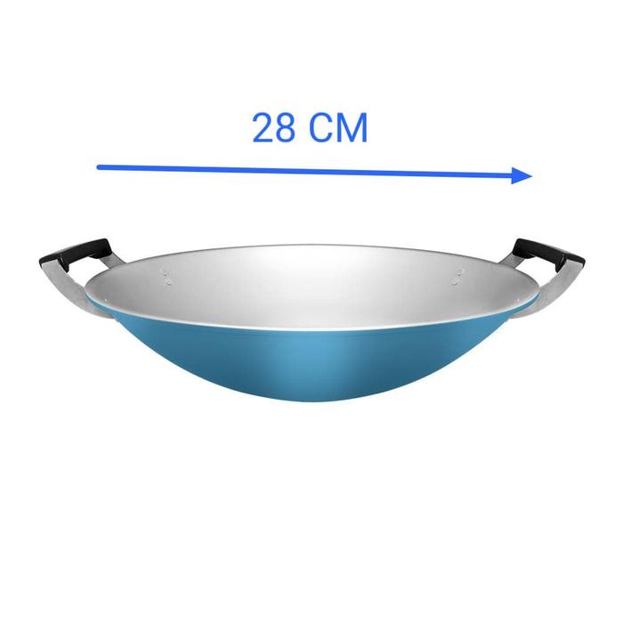 silahkan- Wajan Clarita 28 / Wajan Aluminuim / Kuali Jawa Warna / Mikado