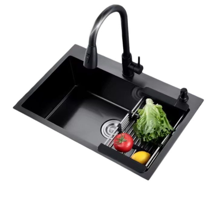 silahkan- kitchen sink black 6045/kitchen sink 6045 hitam/kitchen sink