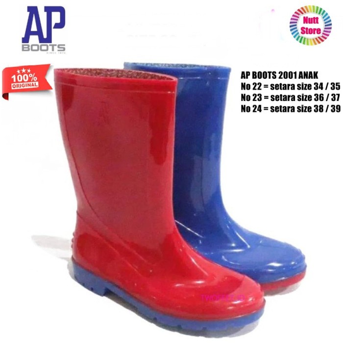 Flazo Kids - Sepatu Ap Boots Anak - Ap Boots Anak 2001 Warna - Ap Boots Anak Tanggu