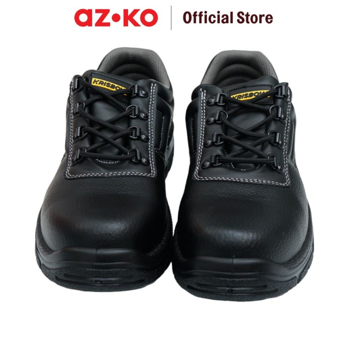 AZKO Krisbow Ukuran 40 Hercules Sepatu Pengaman 4 inci Srss - Hitam Safety Shoes Pengaman Kaki