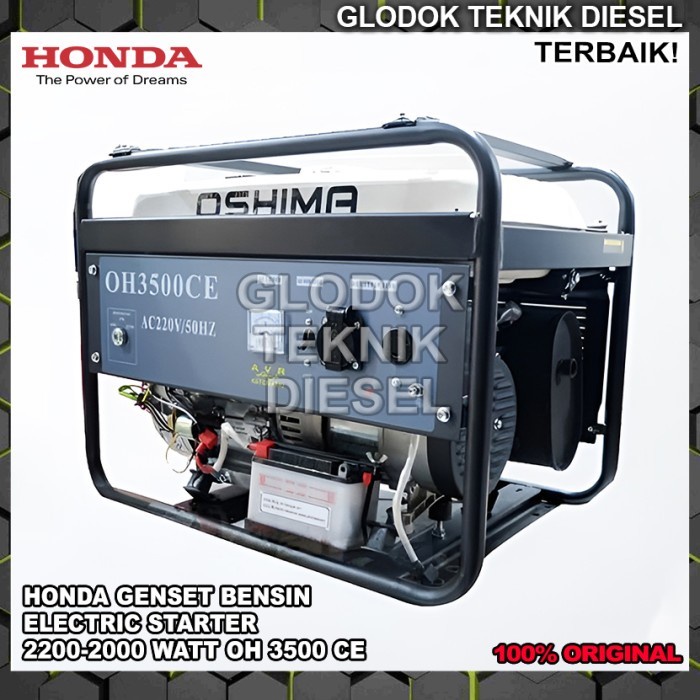 Mesin Genset Honda Oshima OH 3500 CE 2000 Watt Generator OH3500CE ORI