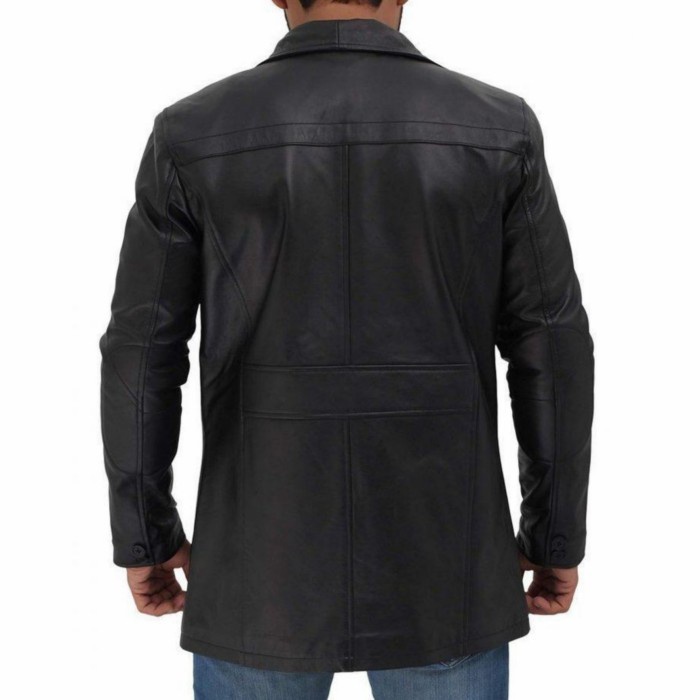 Promo Jaket Kulit Blazer Pria 100% Original Jaket Kulit Jas Pria Panjang Original