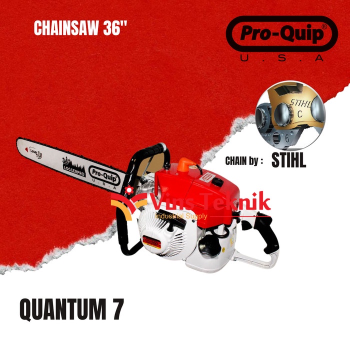 Gergaji Kayu Pohon Chainsaw Chain Saw 36Inch Proquip Quantum 7