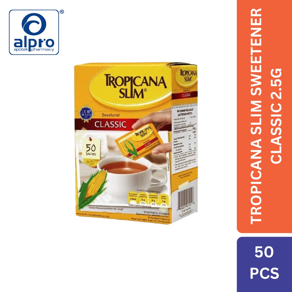 

Tropicana Slim Sweetener Classic 2.5G 50S