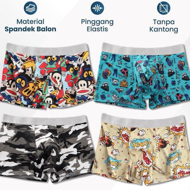 Guten Inc Celana Underwear Boxer Alan