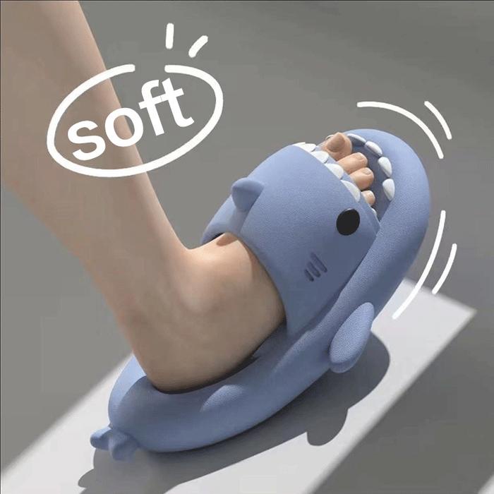 Greenland Sandal hiu dewasa/ Sandal Wanita Lucu Baby Shark Korea/ Sandal slop wanita pria/ Sandal