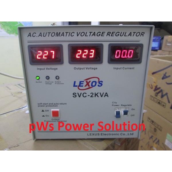 Ready [ GO-SEND ] STABILIZER LEXOS ST2000SD, STABILIZER LEXOS 2KVA DIGITAL