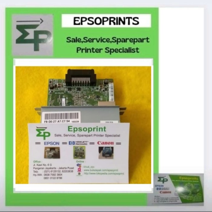 Ready Ethernet / LAN Port TMU220 interface ethernet Rj45 printer kasir Epson