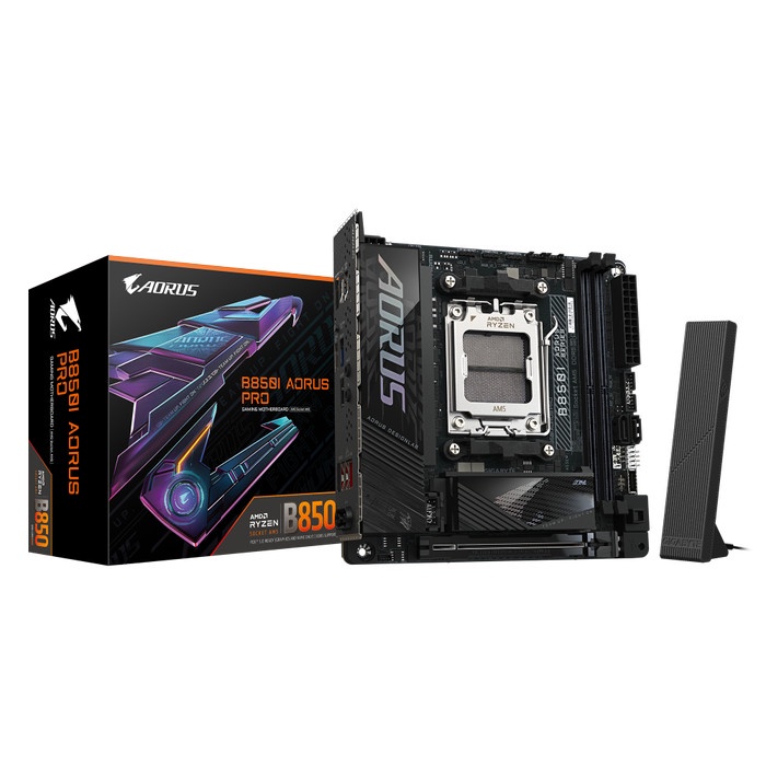 Ready Motherboard Gigabyte B850i AORUS PRO Mini ITX AMD Zen 5