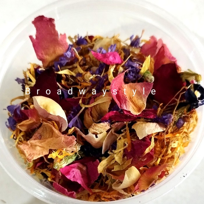 

Edible Mix Petal Flowers Garnish Makanan Hiasan Kue Cake Kelopak Bunga