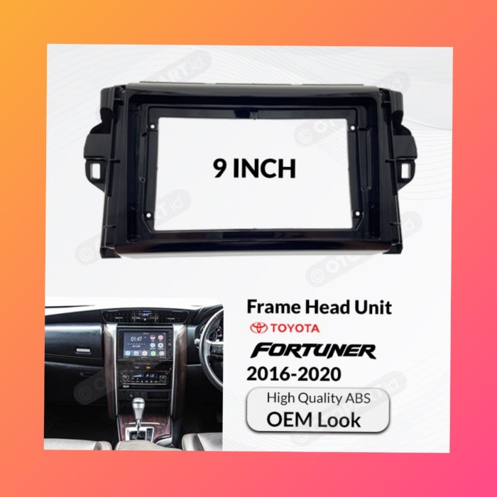 Frame Android Fortuner Head Unit 9 Inch