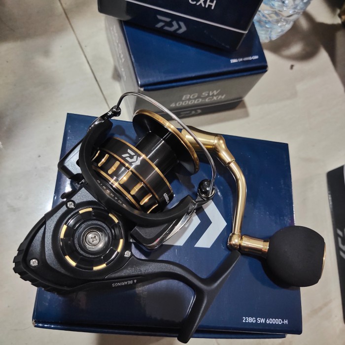 Ready reel pancing daiwa bg sw 6000 h power handel