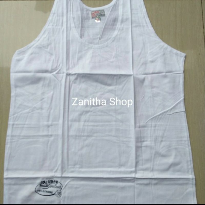 Singlet swan brand ORIGINAL 100% katun/Singlet swan brand tanpa lengan