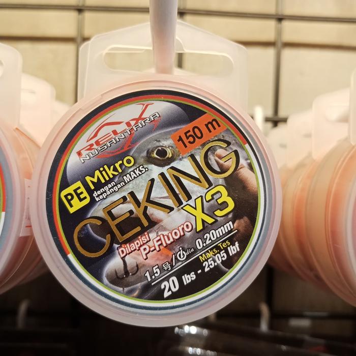 Ready Senar Ceking PE 1,5 X3 Relix Nusantara 150 meter